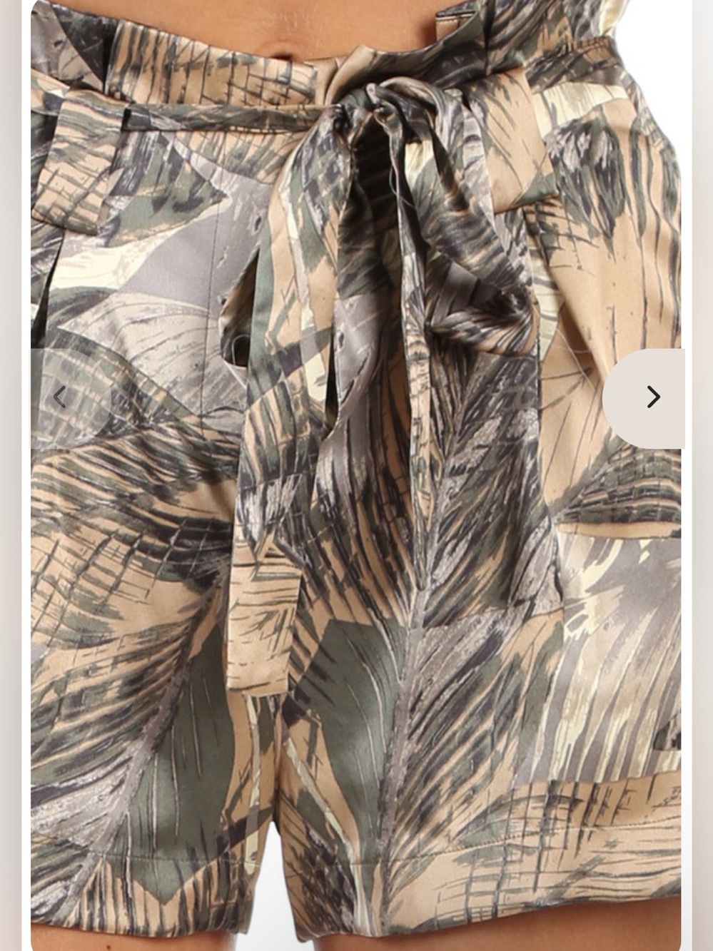 L'agence Alex Short PALM PRINT. Like NEw - Picture 4 of 8